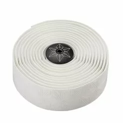 Supacaz Super Sticky Kush Classic Lenker Tonband Specialized Weiß/Ano Schwarz Plugs