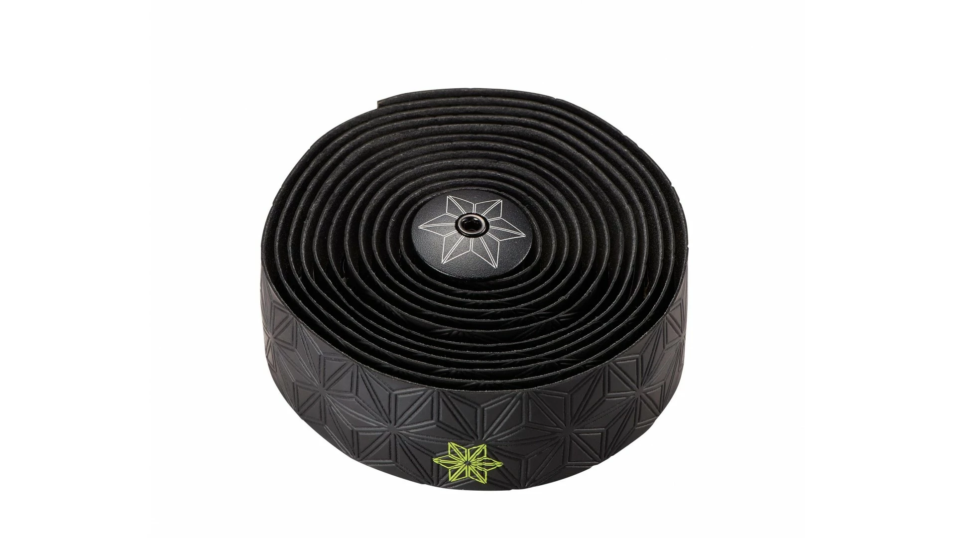 Supacaz Super Sticky Kush Galaxy Lenker Tonband Specialized Neon Jaune Print/Ano Schwarz Plugs 3 Supacaz Super Sticky Kush Galaxy Lenker Tonband Specialized Neon Jaune Print/Ano Schwarz Plugs