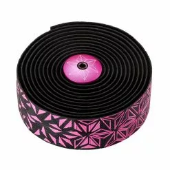Supacaz Super Sticky Kush Star Fade Lenker Tonband Specialized Neon Rosa/Neon Rosa Plugs