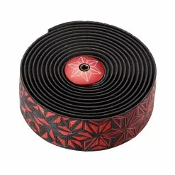 Supacaz Super Sticky Kush Star Fade Lenker Tonband Specialized Rot/Ano Rot Plugs